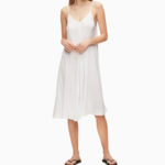 Plážové šaty KW0KW01071-YCD bílá – Calvin Klein