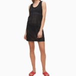 Plážové šaty KW0KW01001-BEH černá – Calvin Klein