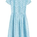 Modré bavlněné šaty (368ART)