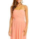 Dámské společenské značkové šaty MAYAADI korzetové lososové – Růžová / XL – MAYAADI