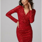 Šaty Roco SUK0265 Červená