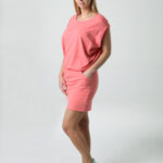 ABVIKA dámské sportovní šaty růžová – Loap